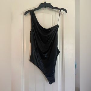 Black snake skin bodysuit
